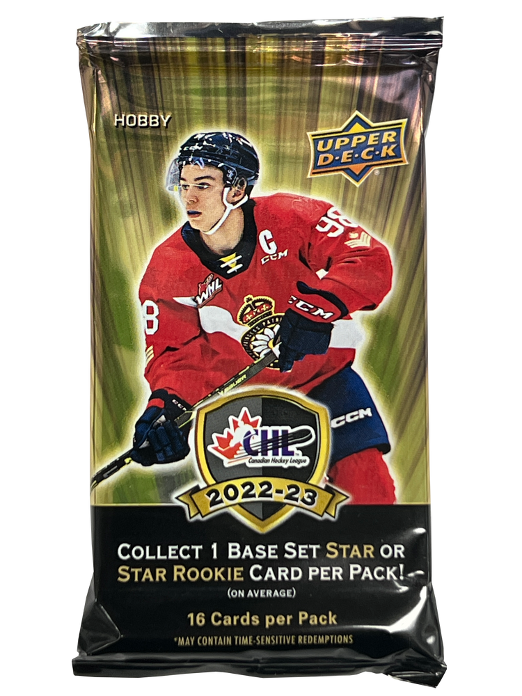 2022-23 Upper Deck CHL Hockey Hobby Pack