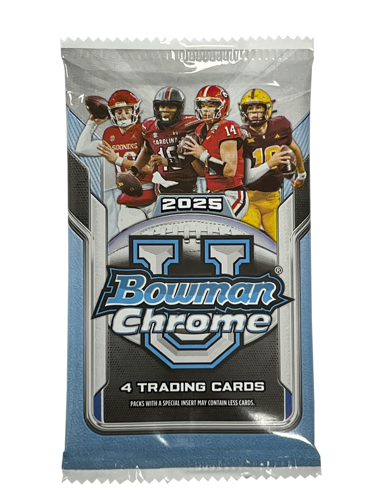 2025 Bowman Chrome University Football Value Blaster Pack