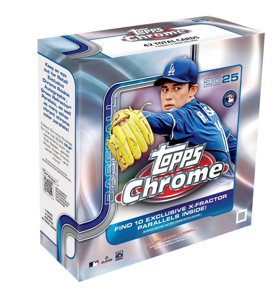 2025 Topps Chrome Baseball Mega Box