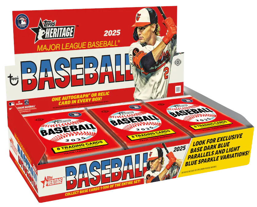 2025 Topps Heritage Baseball Hobby Box