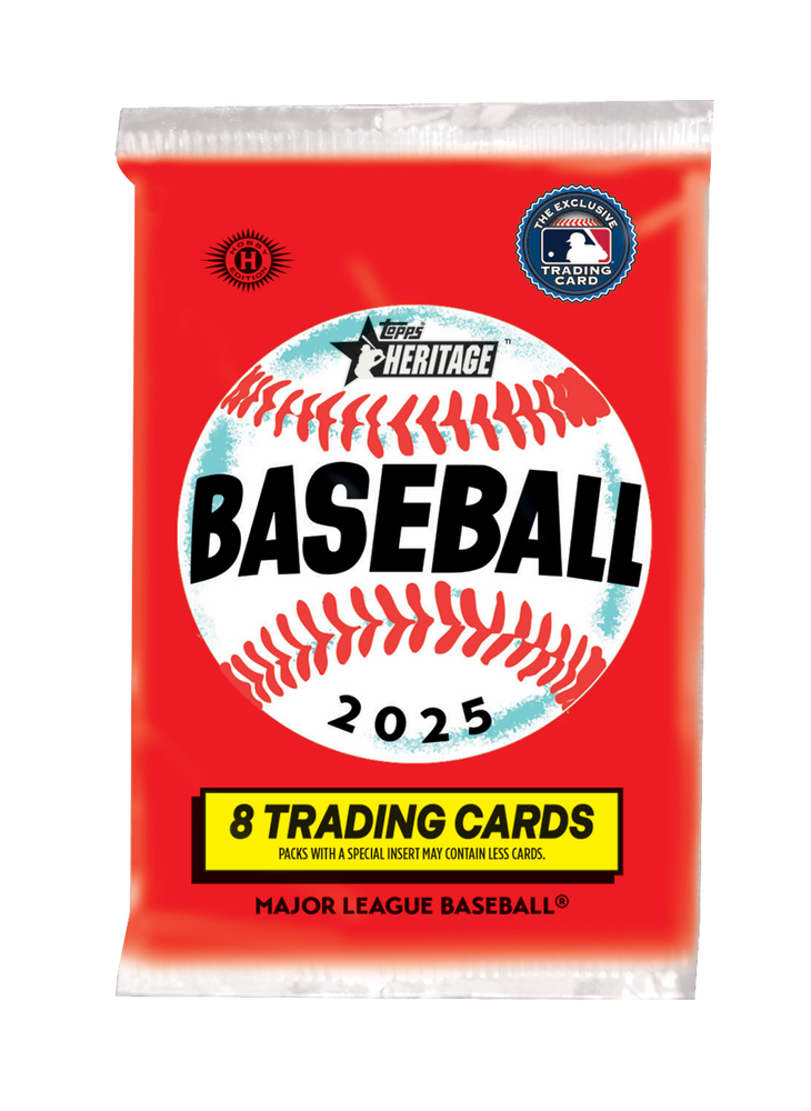 2025 Topps Heritage Baseball Hobby Pack