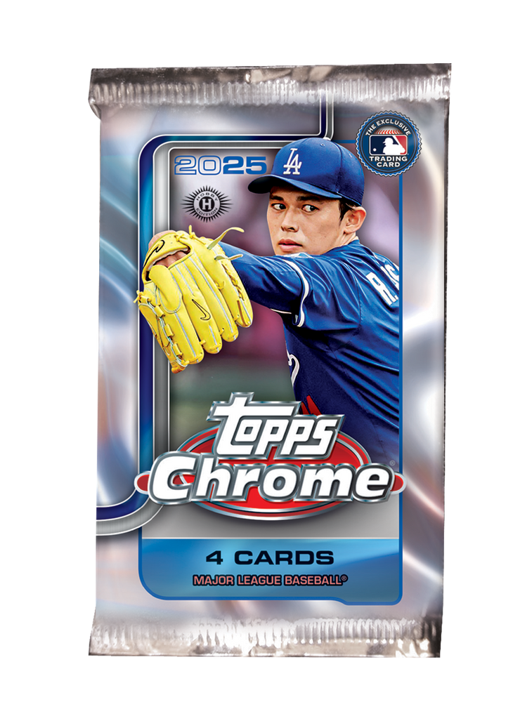 2025 Topps Chrome Baseball Hobby Pack