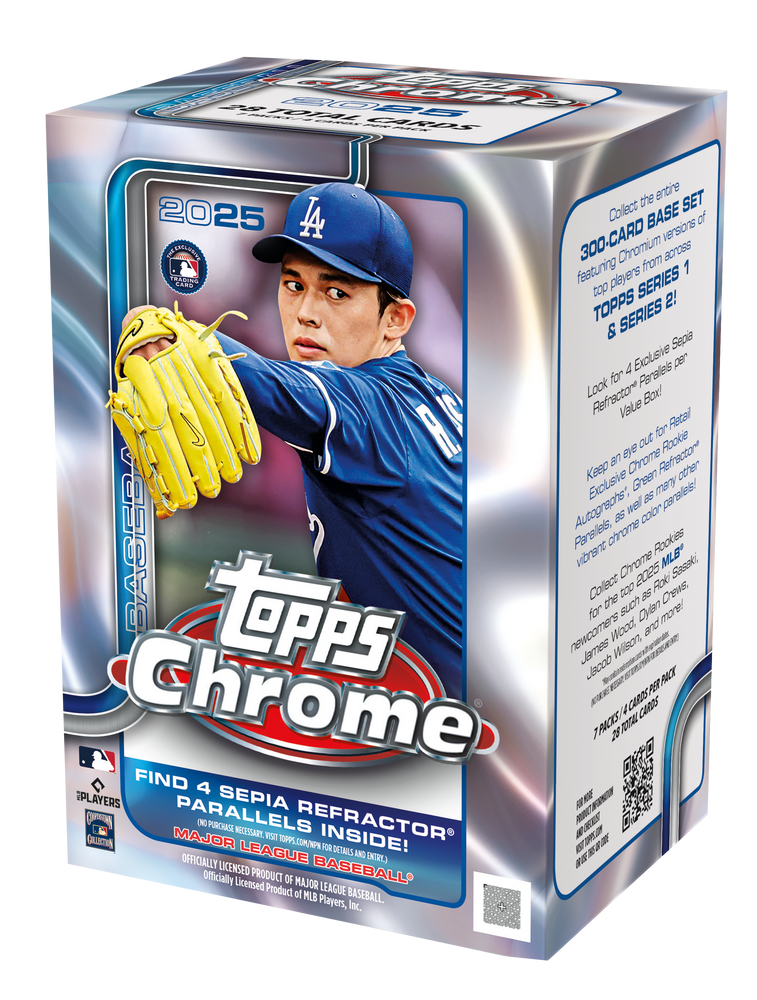 2025 Topps Chrome Baseball Blaster Box