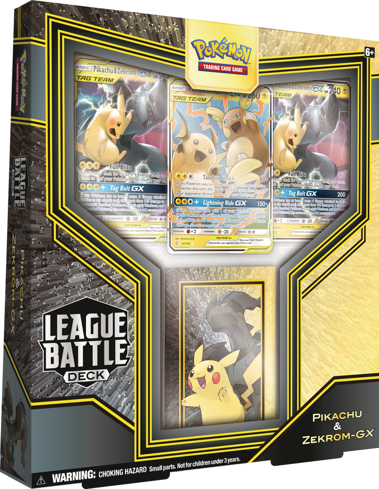 Pokémon TCG: Pikachu & Zekrom-GX League Battle Deck