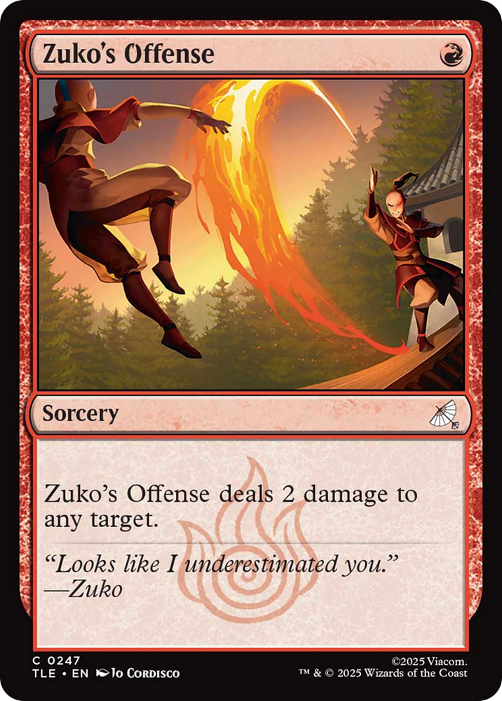 Zuko's Offense [Avatar: The Last Airbender: Eternal-Legal]