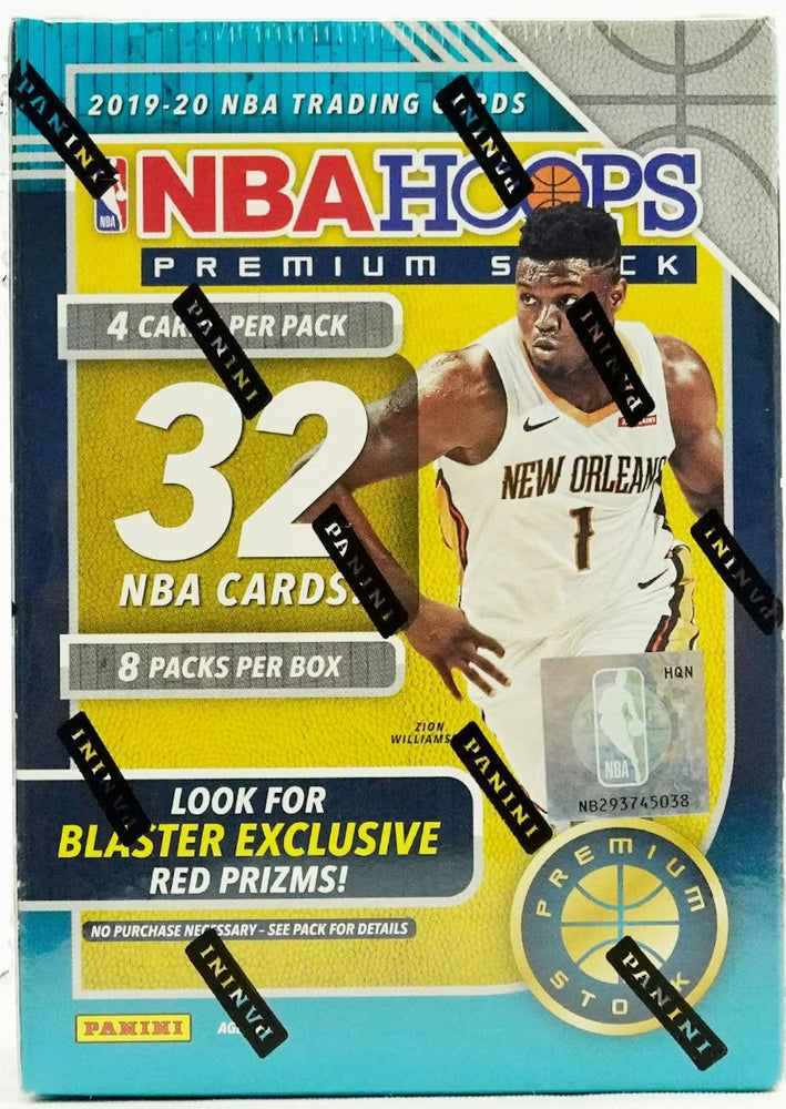 2019-20 NBA Hoops Premium Stock Basketball Blaster Box