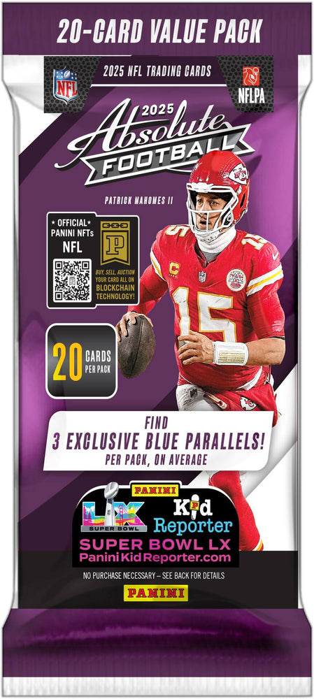 2025 Panini Absolute Football Jumbo Value Fat Pack