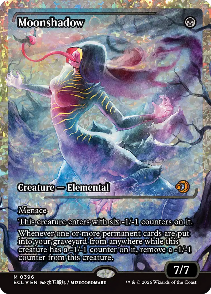 Moonshadow (0396) (Showcase) (Fracture Foil) [Lorwyn Eclipsed]