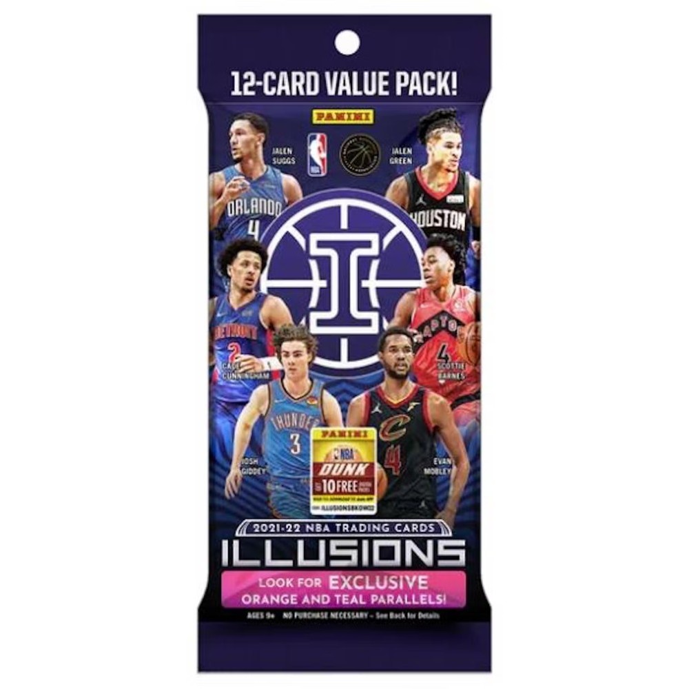 2021-22 Panini Illusions Basketball 12-card Value Pack