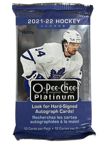 2021-22 O-Pee-Chee Platinum Hockey Hobby Pack