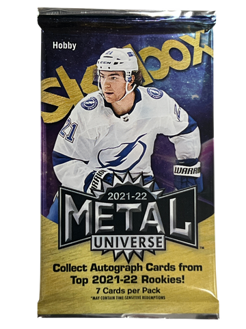2021-22 Upper Deck Skybox Metal Universe Hockey Hobby Pack