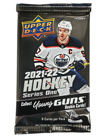 2021-22 Upper Deck Series 1 Hockey Hobby Pack
