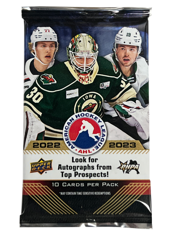 2022-23 Upper Deck AHL Hockey Hobby Pack