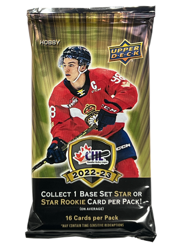 2022-23 Upper Deck CHL Hockey Hobby Pack