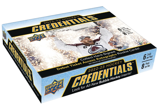 2022-23 Upper Deck Credentials Hockey Hobby Box