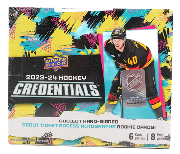 2023-24 Upper Deck Credentials Hockey Hobby Box