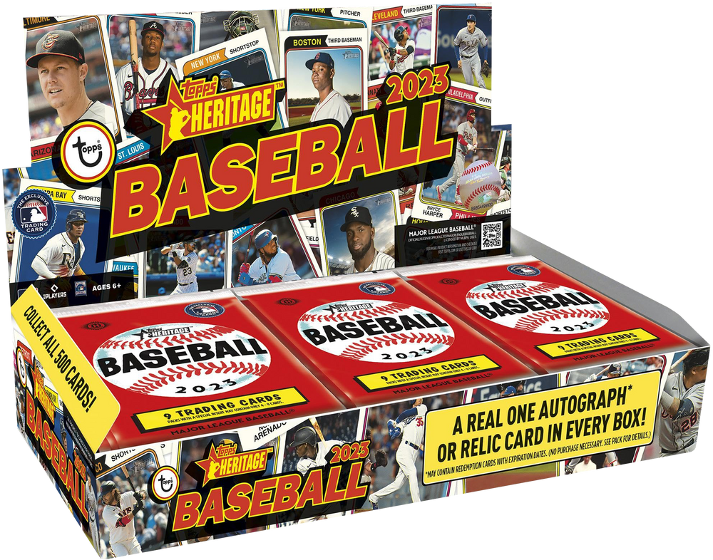 2023 Topps Heritage Baseball Hobby Box