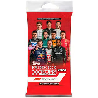 2024 Topps Paddock Pass Formula 1 - Fat Pack (20 cards)
