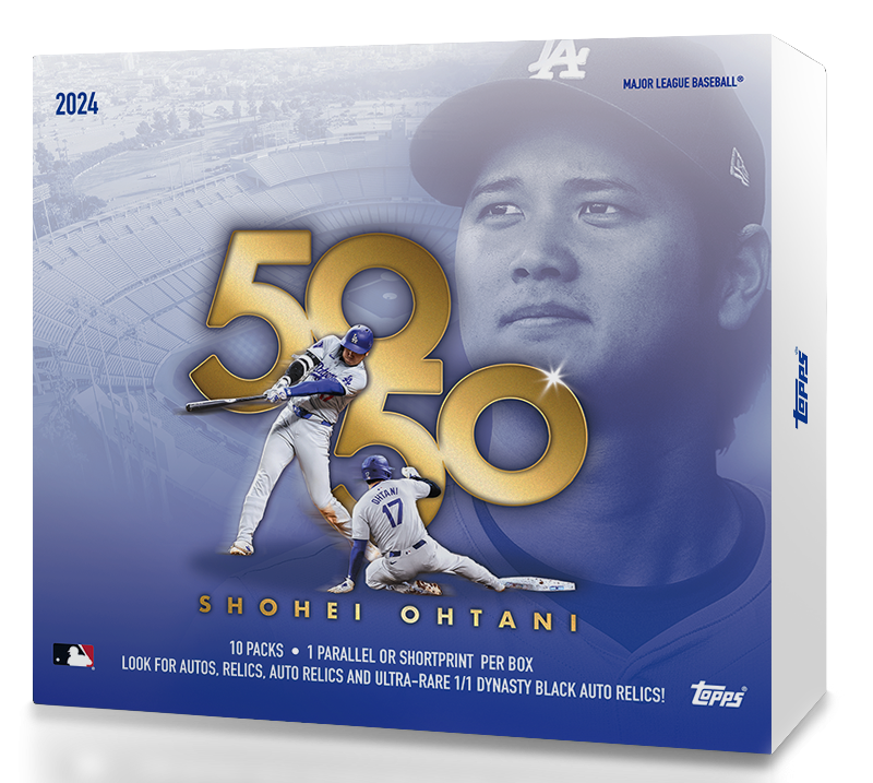 2024 Topps 50/50 Shohei Ohtani Baseball Hobby Box