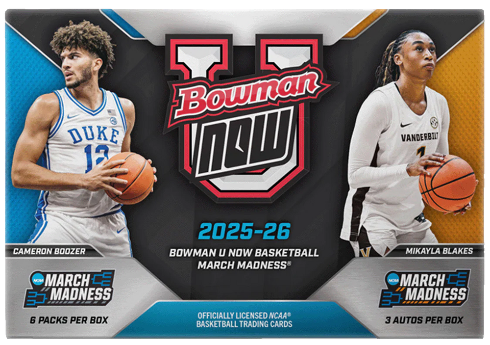 2025-26 Bowman U Now March Madness Basketball Hobby Box