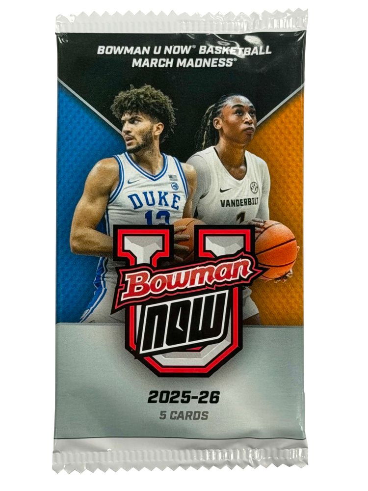 2025-26 Bowman U Now March Madness Basketball Hobby Pack