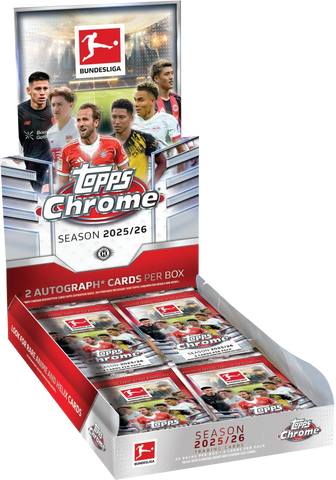 2025-26 Topps Chrome Bundesliga Soccer Hobby Box