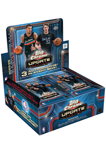 2025-26 Topps Chrome Update Basketball Jumbo Box