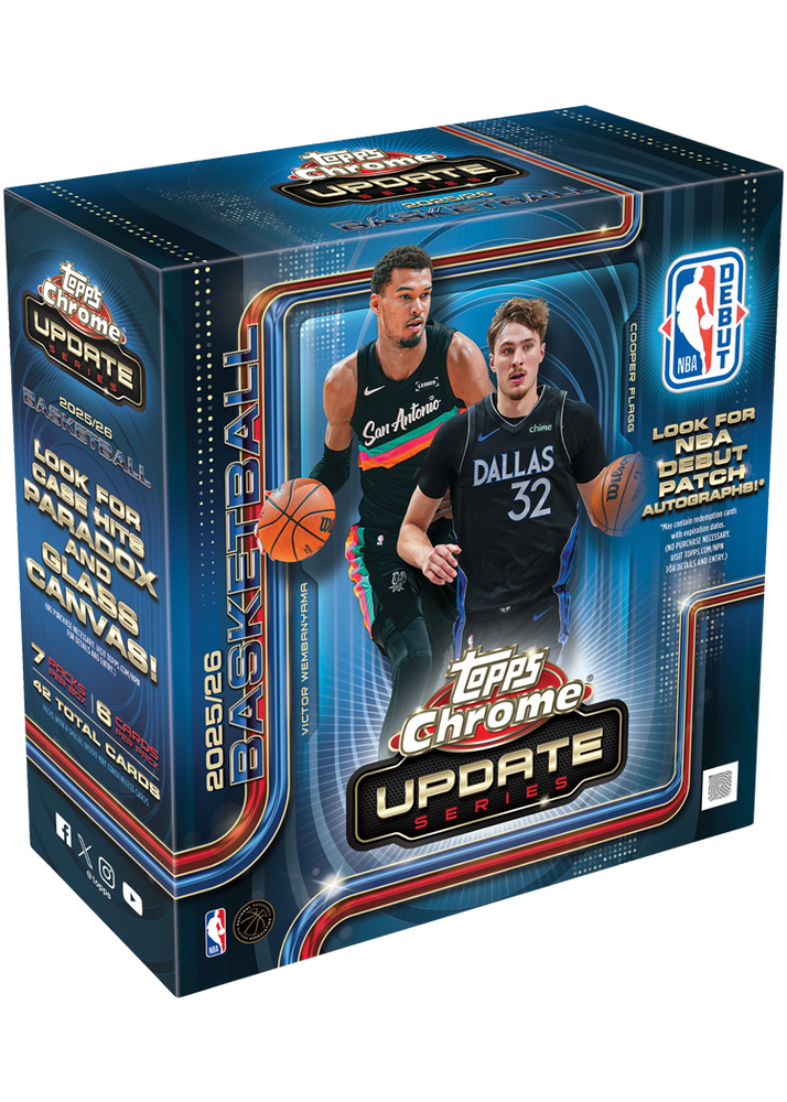 2025-26 Topps Chrome Update Basketball Mega Box