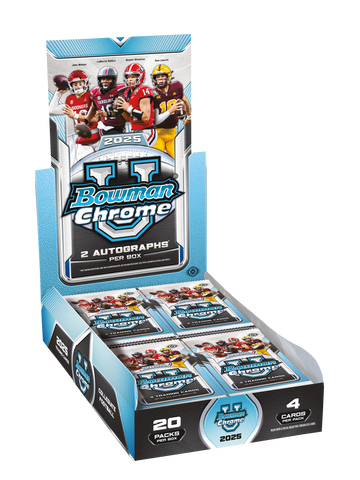 2025 Bowman Chrome University Football Hobby Box