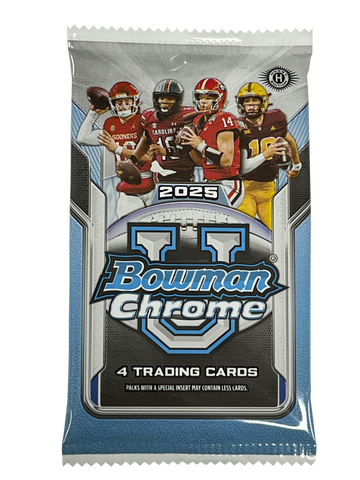 2025 Bowman Chrome University Football Hobby Pack