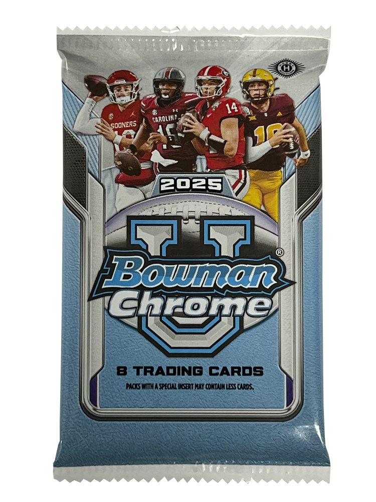 2025 Bowman Chrome University Football Jumbo Pack