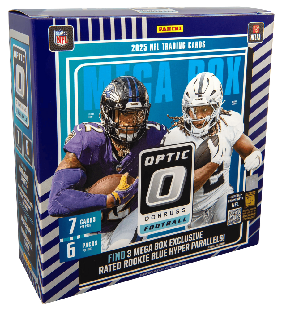 2025 Donruss Optic Football Mega Box Case (20 Boxes)