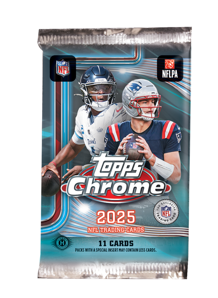 2025 Topps Chrome Football Jumbo Pack