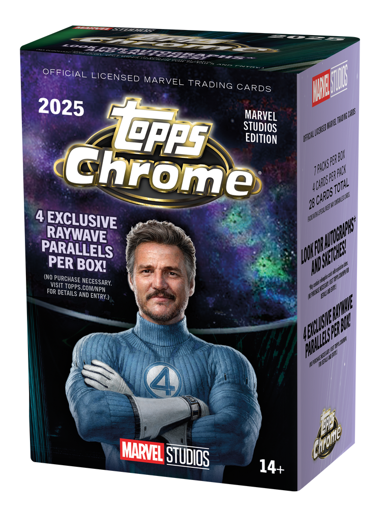 2025 Topps Chrome Marvel Studios Value Blaster Box