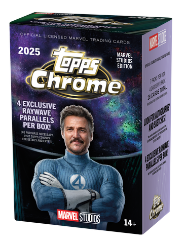 2025 Topps Chrome Marvel Studios Value Blaster Box