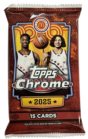 2025 Topps Chrome McDonald's All American Basketball Hobby Pack