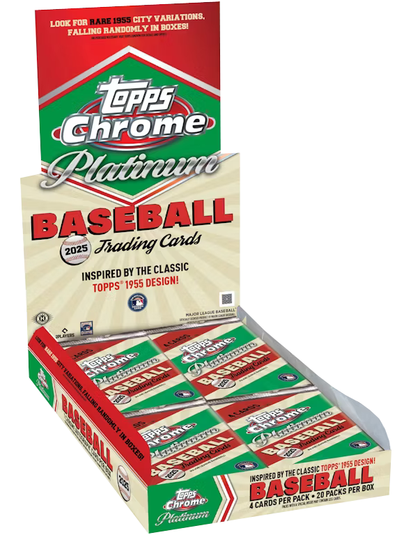 2025 Topps Chrome Platinum Baseball Hobby Box