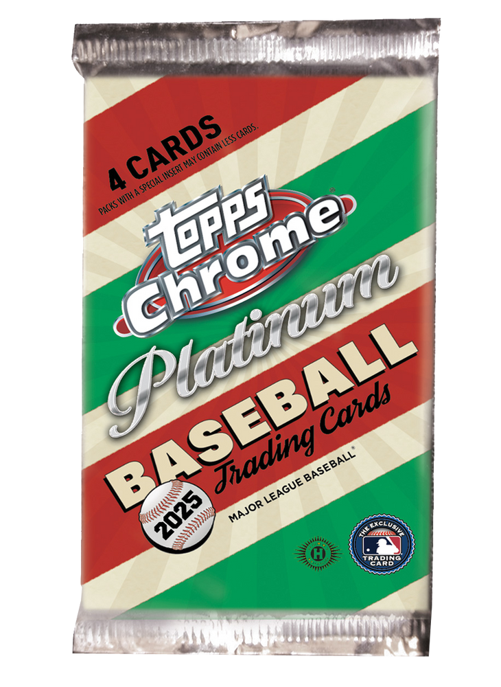 2025 Topps Chrome Platinum Baseball Hobby Pack