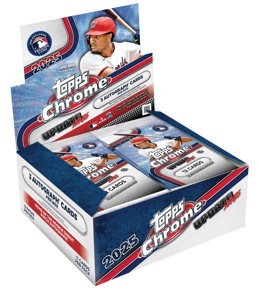 2025 Topps Chrome Update Baseball Jumbo Box