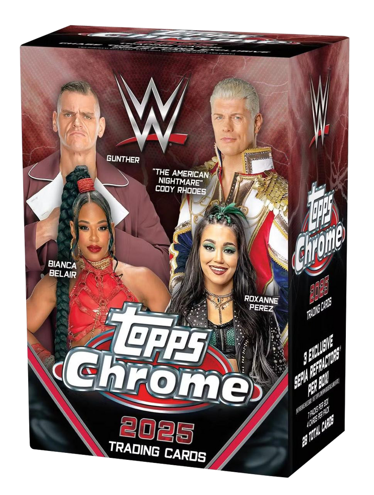 2025 Topps Chrome WWE Blaster Box