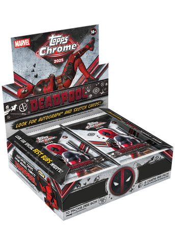 2025 Topps Deadpool Chrome Hobby Box