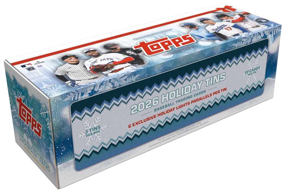 2026 Topps Baseball Holiday Box (3 Tins)
