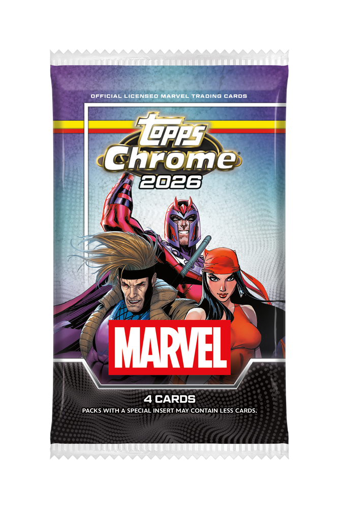 2026 Topps Chrome Marvel Comics Blaster Pack