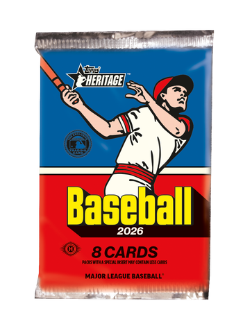 2026 Topps Heritage Baseball Hobby Pack