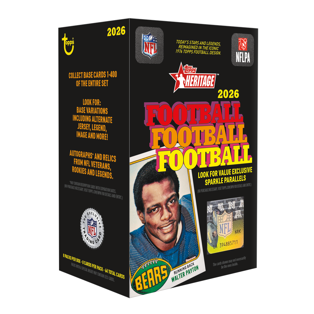 2026 Topps Heritage Football Blaster Box