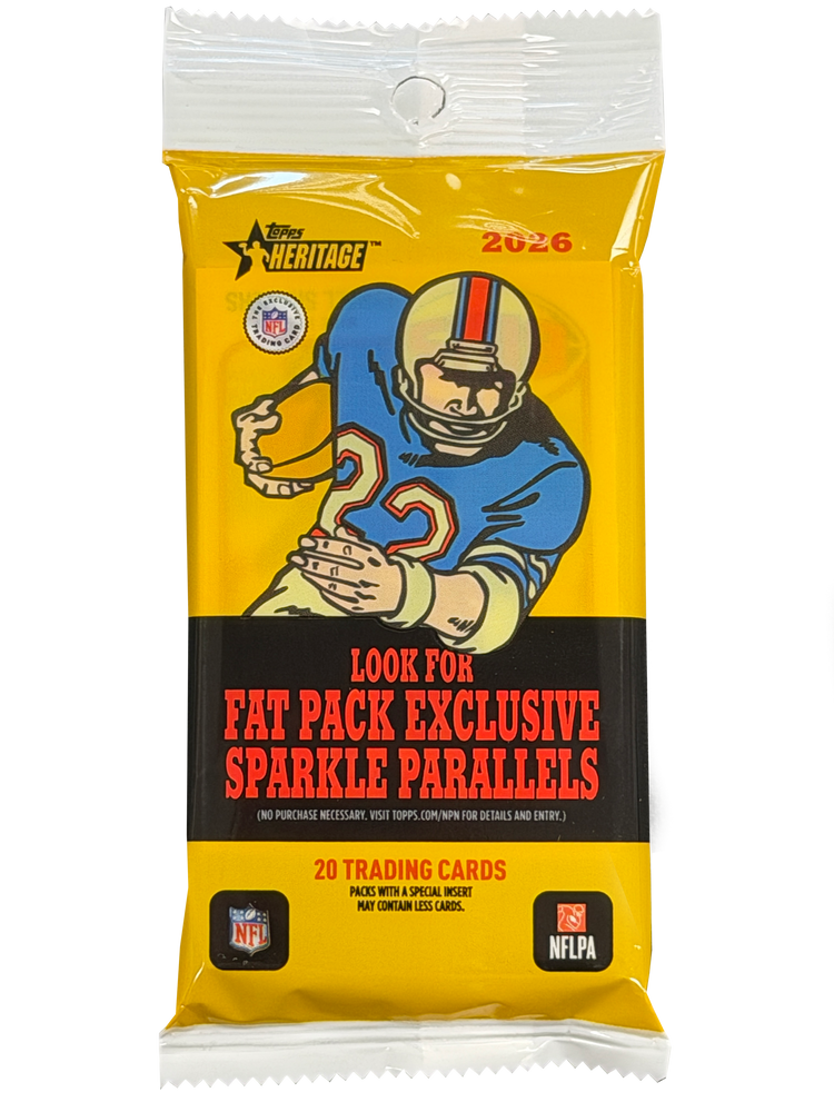 2026 Topps Heritage Football Fat Pack