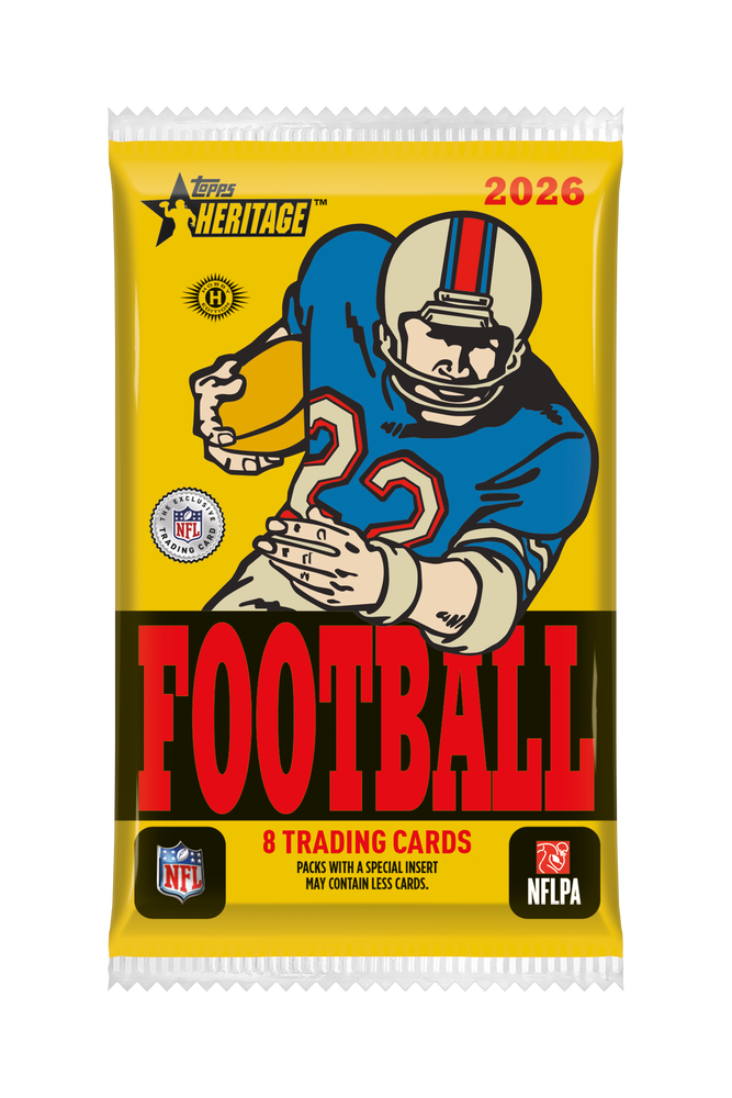 2026 Topps Heritage Football Hobby Pack