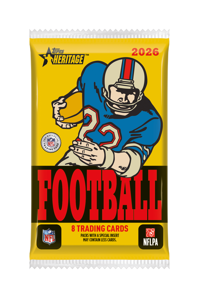 2026 Topps Heritage Football Mega Pack