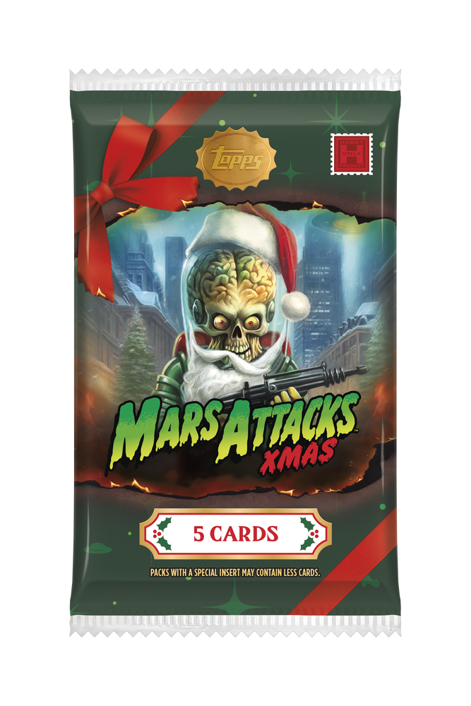 2026 Topps Mars Attacks Christmas Hobby Pack