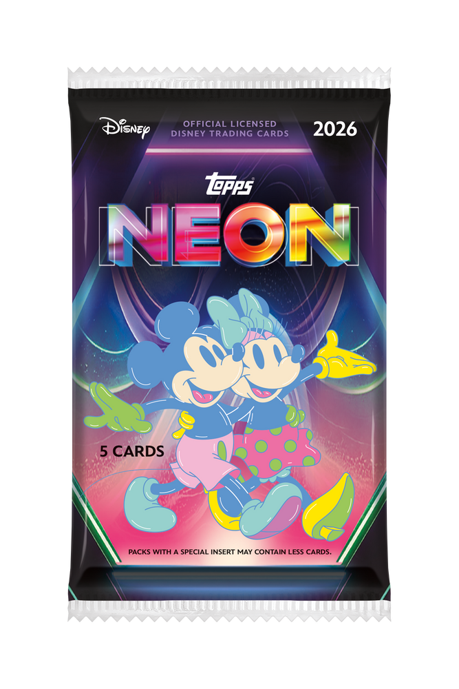 2026 Topps Neon Disney Blaster Pack